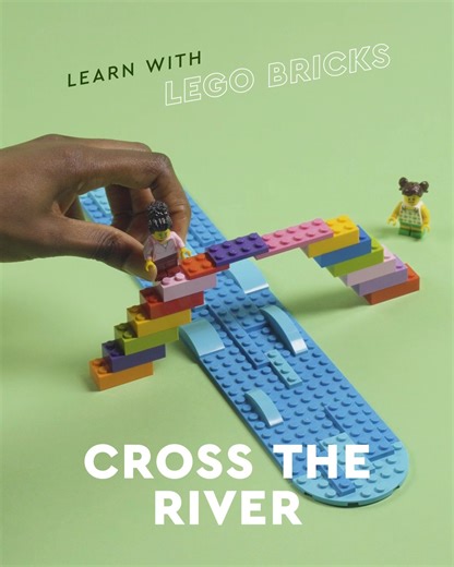 18K views · 294 reactions | This challenge is guaranteed to keep kids busy – can they make it across the river?!  | LEGO | Facebook