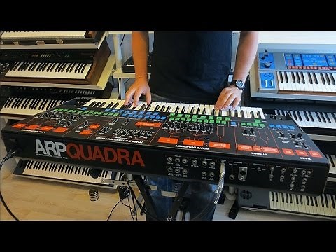 ARP QUADRA Analog Synthesizer (1978) "Four In One"