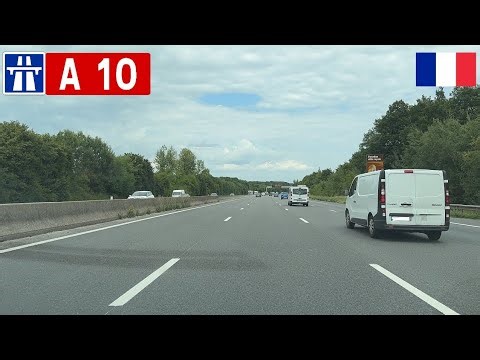 Driving in France _ Most Beautiful Highway A10 in France