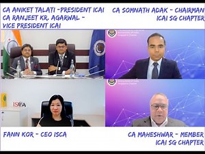 ISCA Membership Q&A Online Session for ICAI Singapore Chapter Members - Webinar