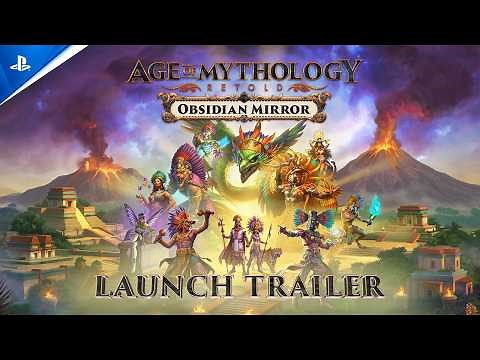 Age of Mythology: Retold - Obsidian Mirror Launch Trailer | PS5 Games