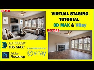 Real Estate Virtual Staging in 3d Max VRay | virtual staging home