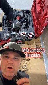 Milwaukee Tool M18 Compact Pipe Threader #plumbing ‪@MilwaukeeTool‬ #milwaukeetools #auneshop