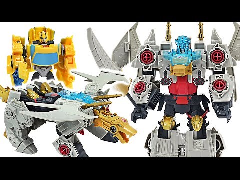 Transformers Bumblebee Cyberverse Dinobots Unite Ultimate Class Volcanicus! | DuDuPopTOY