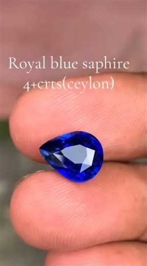 💎🔨 “Royal Blue Sapphire: From Earth’s Heart to Crown Jewel 👑✨”