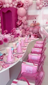 Glam Barbie Party 🪩🩷 by @sweeteventstylingbythanhtran #theeventcollectivex | Theeventcollectivex