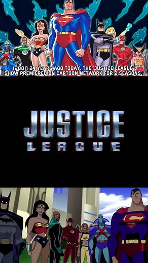 331 reactions · 52 shares | (2001) 24 years ago today, The ‘Justice League’ show premiered on @cartoonnetworkofficial for 2 seasons. #JusticeLeague #DC #Vortexx #CartoonNetwork #animation #nostalgia #childhoodcartoons | Mair Slime | Facebook