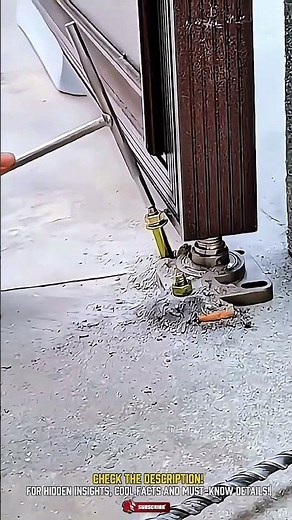 Simple Tools with High Skill to Install Door Hinge Bolts #Toolholder