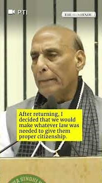 "Pushed for citizenship for non-Muslim Sindhi refugees": Defence Minister Rajnath