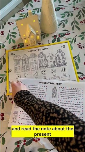 Present Delivery! If you want to practise how to calculate area and perimeter in a festive way