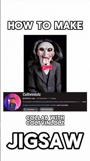How to Make Jigsaw in Lego #lego #saw #jigsaw #fypシ #viral ( Collab with @Coltvinlolz_Lego)