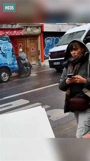 POV Sketch #035 — A Rainy Paris Street | Belleville Sketch