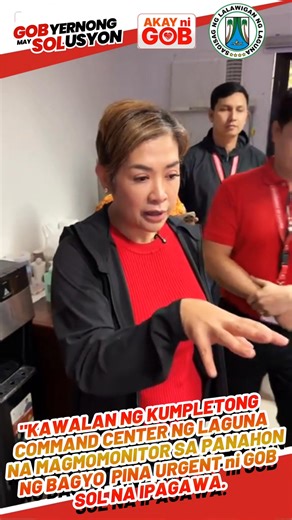 2.7K views · 58 reactions | PAGLALAGAY NG CCTV MONITOR SA PDRRMO COMMAND CENTER SA BAWAT BAYAN AT SYUDAD SA LAGUNA, PINAMAMADALI NI GOB SOL. #GobyernongMaySolusyon #GovSolAragones #AkayniGobActionCenter #commandcenter #highlightseveryonefollowers | Laguna Public Information Office | Facebook