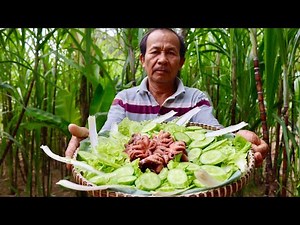 Boiled squid with Kampot fish sauce recipe - Easiest way to cook squid boiled