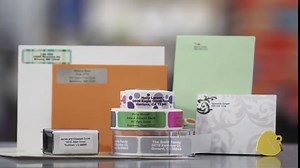 Frog on a Lily Pad Designer Rolled Address Labels with Elegant Plastic Dispenser