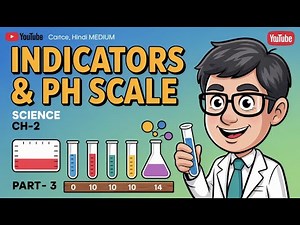 Class 10 Science Ch-2 Part-3 | Indicators aur pH Scale | Hindi Medium