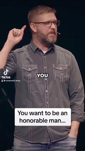 You want to be an honorable man… #covenantkeeper #covenantmarriage #marriagegodsway #godlyhusband #godlywife #godlymarriage #godlyfamily #faith #christianmarriage #marriagematters #marriageministry #godlycouple #marriage #ck4life #covenantarmypodcast | Covenant Army Marriage