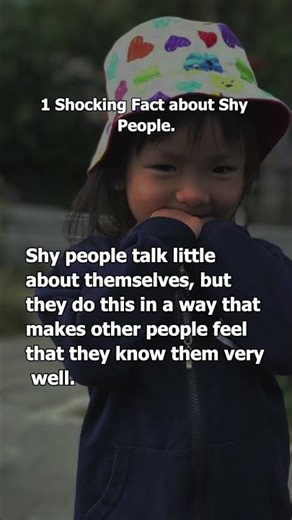 1 Shocking Fact about Shy People! ☺️🙈 #shorts