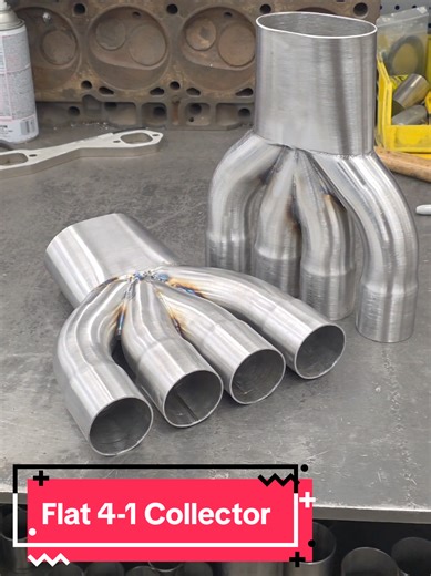 Custom flat 4-1 merge collector! 1 7/8