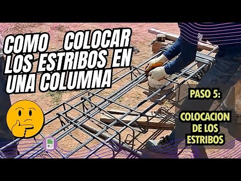 HOW TO PLACE STIRRUPS ON COLUMNS