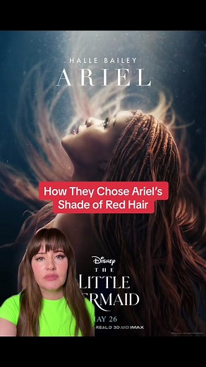 Ariel’s hair had to iconic, but it couldnt be identical to the animated version. I spoke with designer Camille Friend about #hallebailey’s hair in the film and how they landed on incorporating her natural texture to deciding the perfect shade of red. #thelittlemermaid #littlemermaid2023
