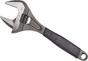 Bahco 9031-P Black Adjustable Wrench, 218mm Length