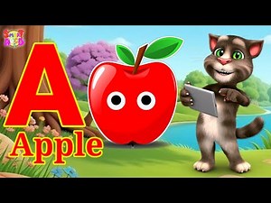 Phonics Song 2 with TWO Words in 3D - A For Apple🍎🍏- ABC Alphabet Songs with Sounds for Children's