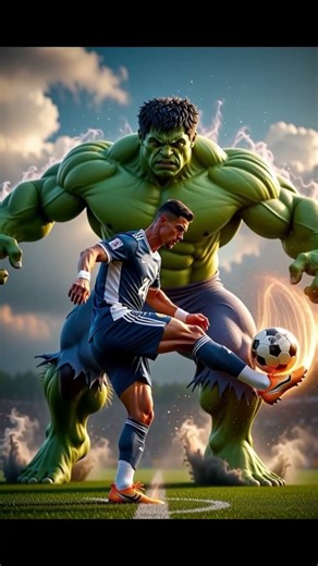 Cristiano Ronaldo vs Hulk: The Ultimate Football Showdown