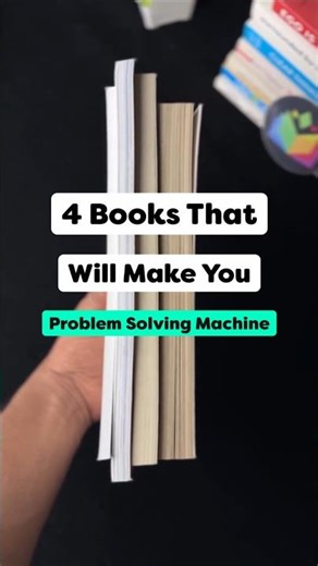 😱 Four Books that will make you Problem solving machine #books #psychology