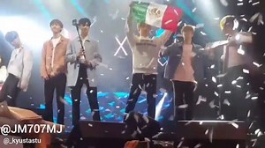 1.4K views · 337 reactions | ASTRO ending at Kcon Mexico #김명준 #진진 #차은우 #문빈 #라키 #윤산하 _____________ Cr. kyustastu | ASTRO 아스트로 Mexico | Facebook