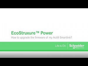 How to upgrade the firmware of my Acti9 Smartlink