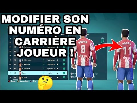 [ TUTO ] Comment Changer le Numéro de son joueur en Carrière Joueur ? 😱 FIFA 22