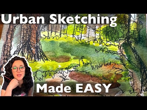 Elevate Your Urban Sketching With 3️⃣ GREAT Techniques| Lightwish Wooden Pochade Box Review