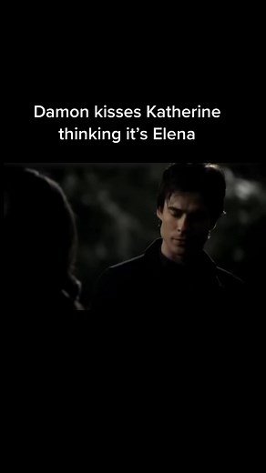 Damon Kisses Katherine - Mistaken Identity on TVD