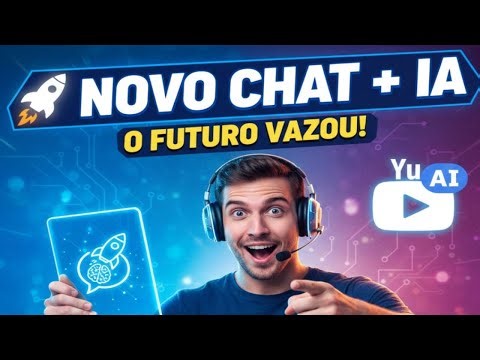 🚀 NOVO CHAT + IA: O FUTURO DO YOUTUBE VAZOU!