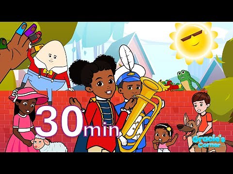 Humpty Dumpty + More Fun and Educational Kids Song and Nursery Rhymes | Gracie’s Corner Compilation