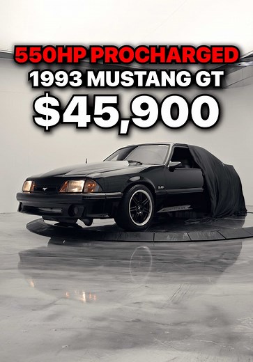 Procharged Foxbody Mustang with 550 Horsepower