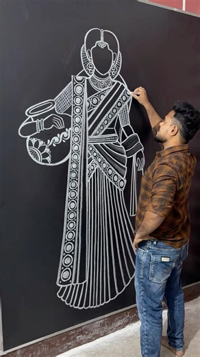 Beautiful Indian women Drawing #shorts