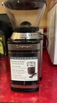 Cuisinart DBM8 Supreme Grind not turning on