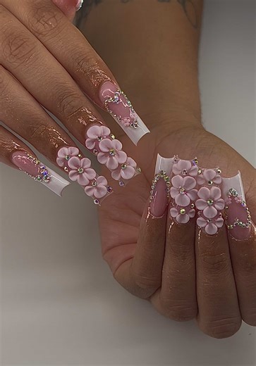 no better way to start off spring than a fresh matching set 🌸💖✨ follow me on ig @gwenthenailfairy 🧚🏽 #661nails #palmdalenails #nailtech #lancasterca #palmdaleca #avnails #toebbl #nailsoftiktok #acrylictoes #fyp #foryoupage #lancastercanails #lanails #avnailtech