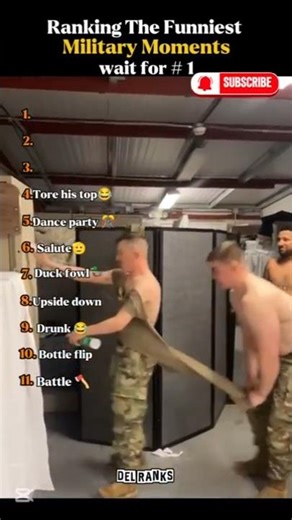 Ranking Funny Military Moments 😅 #shorts