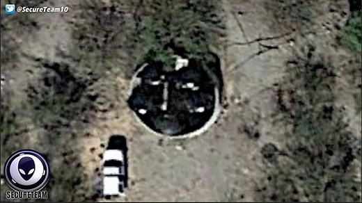 Google Earth: Mysterious 'UFO shaped' object in middle of desert