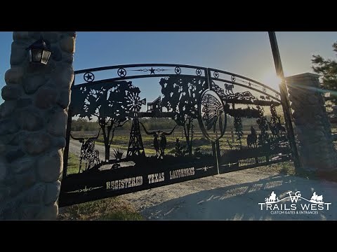 Custom Ranch Gates - Handmade in Texas - Trails West Gate Company