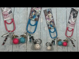 🖇️DIY Beaded Altered Paper Clips | Easy Junk Journal Embellishments