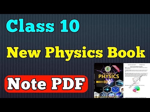 Notes new physics book class 10 or matric Sindh or karachi board | New physics book notes class 10