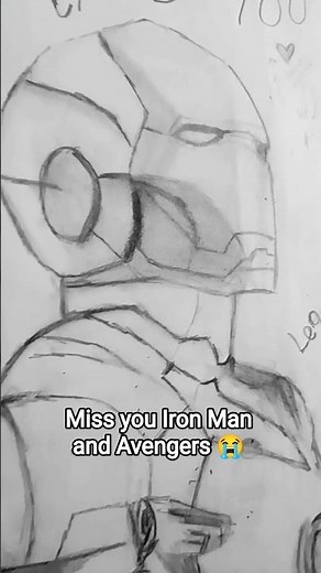 Draw Iron Man avenger #shot #avengers