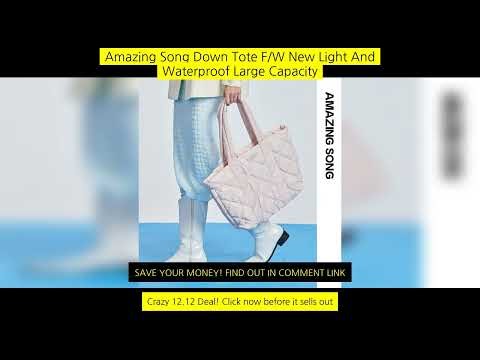 Amazing Song Down Tote F/W New Light And Waterproof Large Capacity Laptop Bag