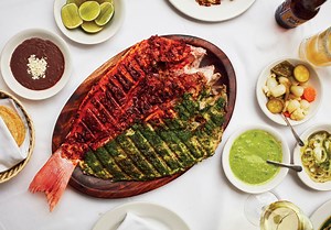 Contramar's Red and Green Grilled Snapper Recipe