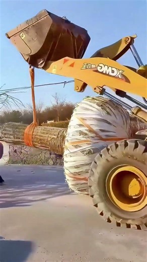Carrying Log Guy is Awesome! Loader Comes to Help!