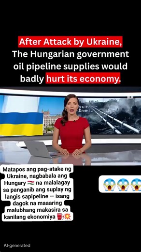 3.1K views · 25 reactions |  BREAKING: After Ukraine’s attack, Hungary  warns its oil pipeline supplies are under threat — a blow that could badly hurt its economy ⛽  Europe faces deeper energy uncertainty as the war continues to spill over. Do you think Hungary will shift its stance on the conflict? 樂 #BreakingNews #Ukraine #Russia #Hungary #OilCrisis #EnergyCrisis #GlobalNews #WorldNews #Geopolitics | Darin Mae Mahinay | Facebook
